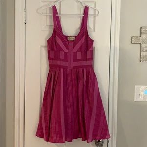 Pink tea dress
